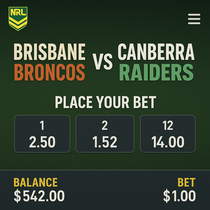 BetOnRed - NRL Betting - National Rugby League