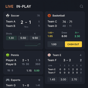 BetOnRed - Live In-Play Betting - Real-Time Sports Action
