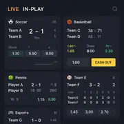BetOnRed - Live In-Play Betting - Real-Time Sports Action